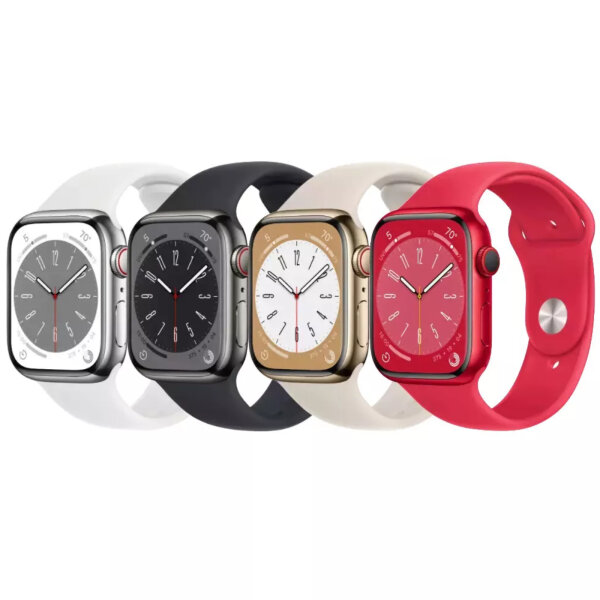 Apple Watch Series 8 - 45mm - GPS - Aluminium - Differenzbesteuert §25a (UStG) - Sehr Gut