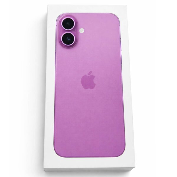 Original Apple iPhone 16 Plus Verpackung Leerbox Box Karton Pink 128GB