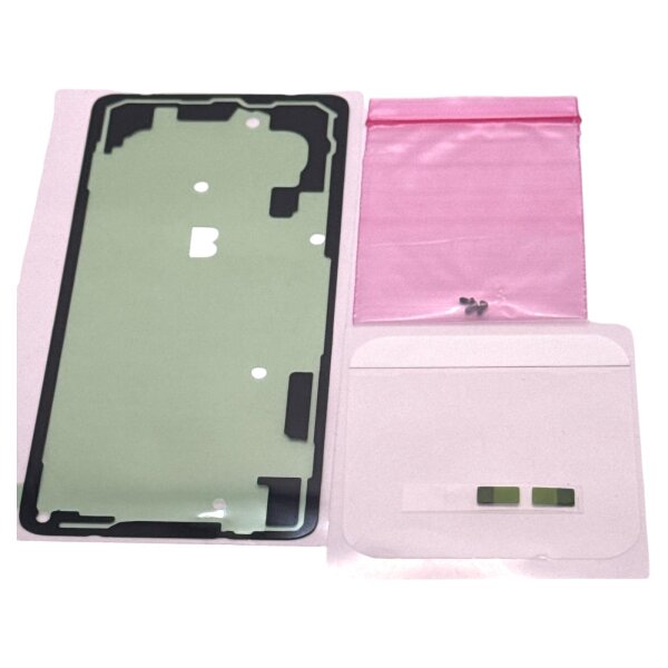 Original Samsung Galaxy S10 Plus SM-G975F Rework Akkudeckel Klebestreifen Sticker (Adhesive) Set - GH82-18801A