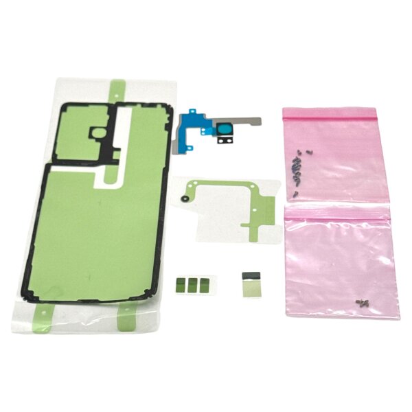 Original Samsung Galaxy S21 Ultra SM-G998B Rework Akkudeckel Klebestreifen Sticker (Adhesive) Set - GH82-24597A - Sehr Gut