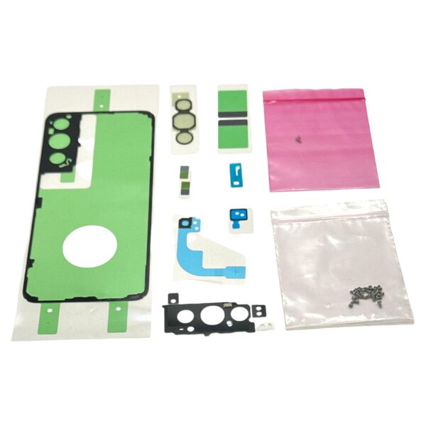 Original Samsung Galaxy S22 SM-S901B Rework Akkudeckel Klebestreifen Sticker (Adhesive) Set - GH82-27496A - Sehr Gut
