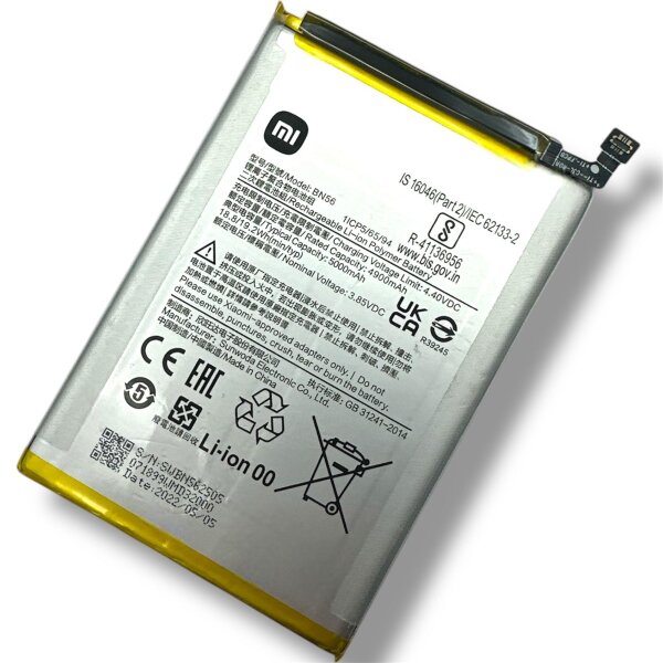 Original Xiaomi Akku BN56 für Redmi 9A, Redmi 9C und POCO M2 Pro - 5.000 mAh - Bulk - Sehr Gut