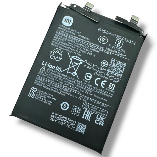 Original Xiaomi Poco X6 Pro 5G Akku Batterie Accu Battery - BM5T - 5.000 mAh - Bulk - Grade A