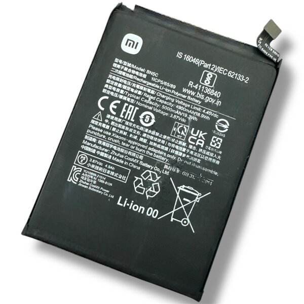 Original Xiaomi Poco M4 Pro 5G Akku Batterie Accu Battery - BN5C - 5.000 mAh - Bulk - Sehr Gut