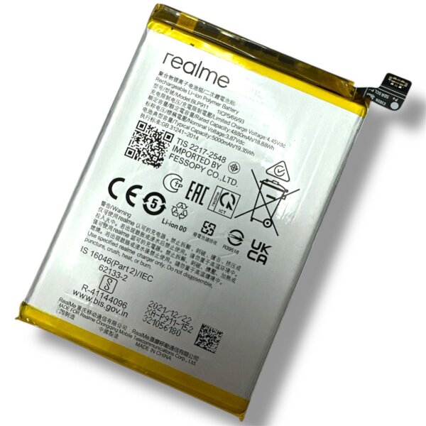 Original Realme BLP911 Akku Batterie Accu Battery - BLP911 - Bulk - Sehr Gut