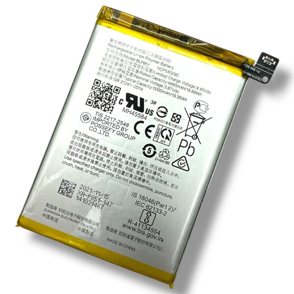 Original Realme BLP851 Akku Batterie Accu Battery - BLP851 - Bulk - Sehr Gut
