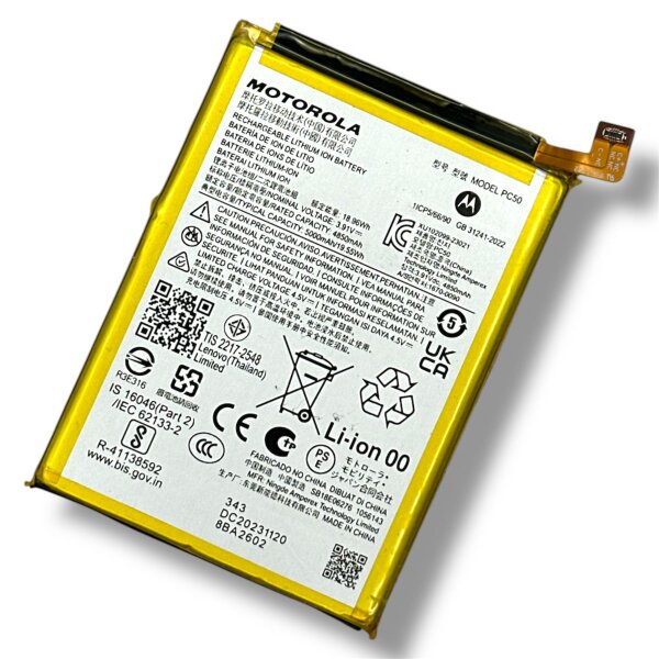 Original Motorola PC50 Akku Batterie Accu Battery - PC50 - Für Motorola Moto G14, Motorola Moto G54 - Bulk - Grade A