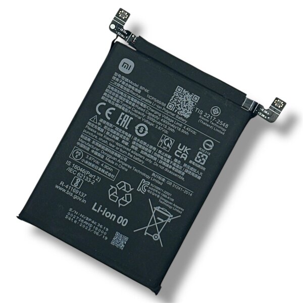 Original Xiaomi BP4K Akku Batterie Accu Battery - BP4K - Für Xiaomi Redmi Note 12 Pro 5G, Xiaomi Poco X5 Pro - Bulk - Grade A