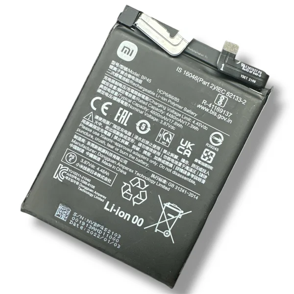 Original Xiaomi BP45 Akku Batterie Accu Battery - BP45 - Für Xiaomi 12 Pro - Bulk - Sehr Gut