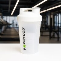 Protein-Shaker 600 ml – Transparenter Mixbecher mit Skala, Schraubdeckel & Sieb